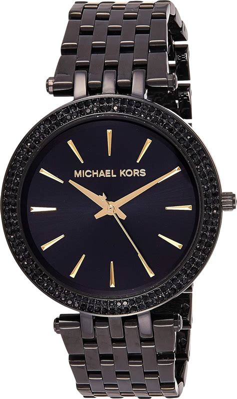 michael kors black watch women's